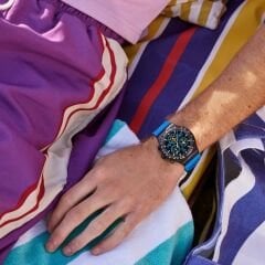 YVB100 Swatch Moments in Blue Erkek Kol Saati YVB100