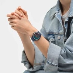 SO29N708 Swatch Fade To Teal Unisex Kol Saati