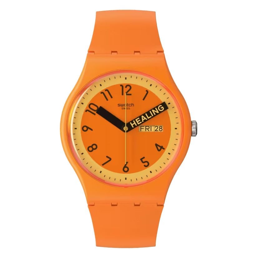 SO29O700 Swatch Proudly Orange Unisex Kol Saati