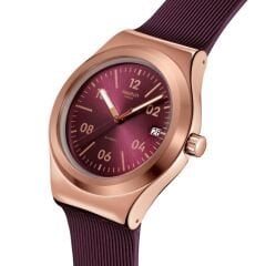 YIG401 Swatch Burgundy Story Unisex Kol Saati YIG401