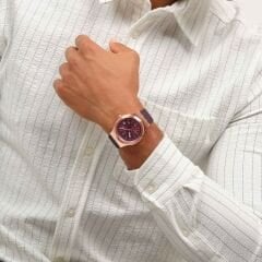 YIG401 Swatch Burgundy Story Unisex Kol Saati YIG401