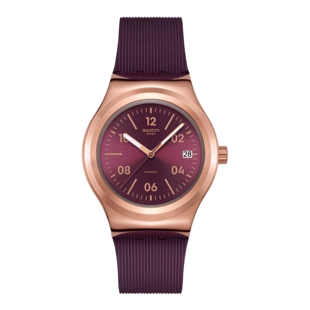 YIG401 Swatch Burgundy Story Unisex Kol Saati YIG401