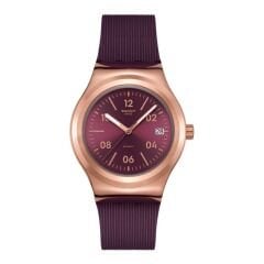YIG401 Swatch Burgundy Story Unisex Kol Saati YIG401
