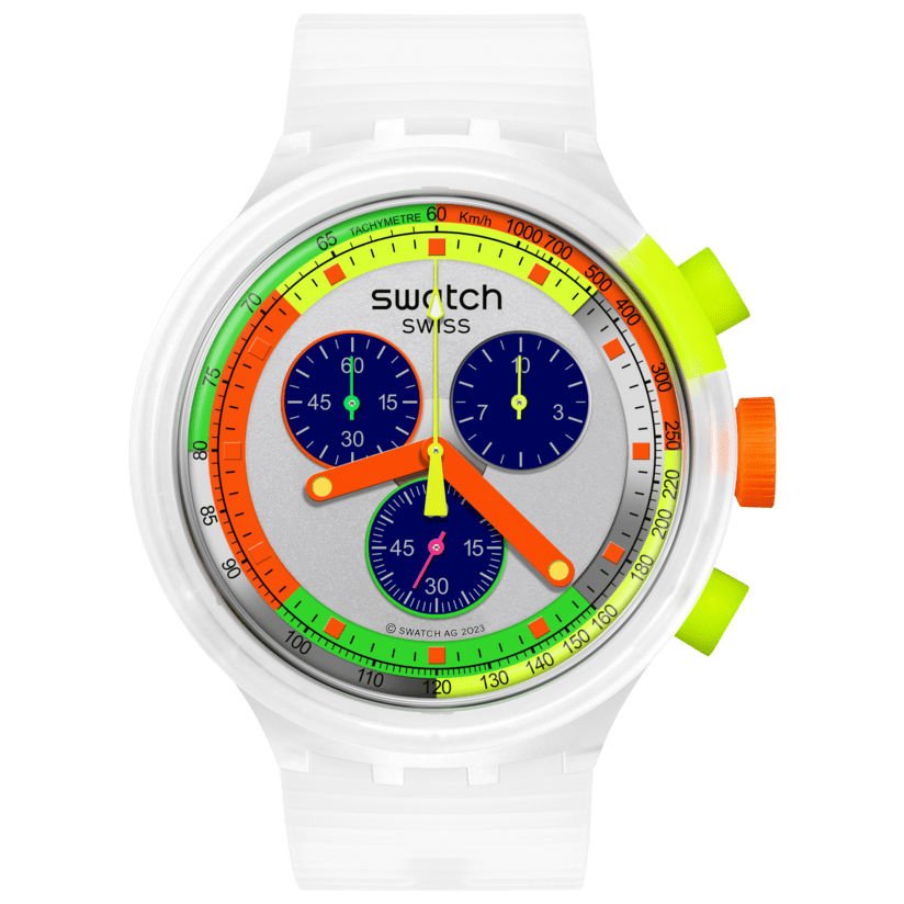SB02K100 Swatch Neon Jelly Erkek Kol Saati