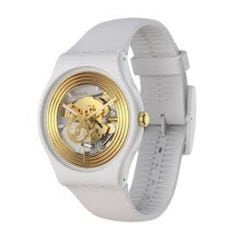 SO29W107 Swatch Golden Rings White Unisex Kol Saati