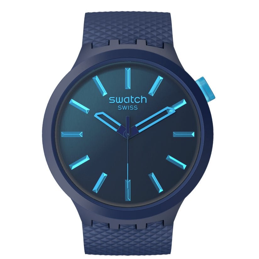 SB05N113 Swatch Indigo Glow Erkek Kol Saati