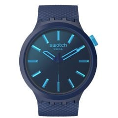 SB05N113 Swatch Indigo Glow Erkek Kol Saati