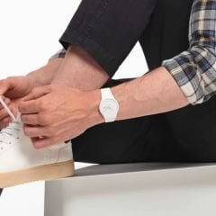SO29W704-S14 Swatch White Rebel Unisex Kol Saati