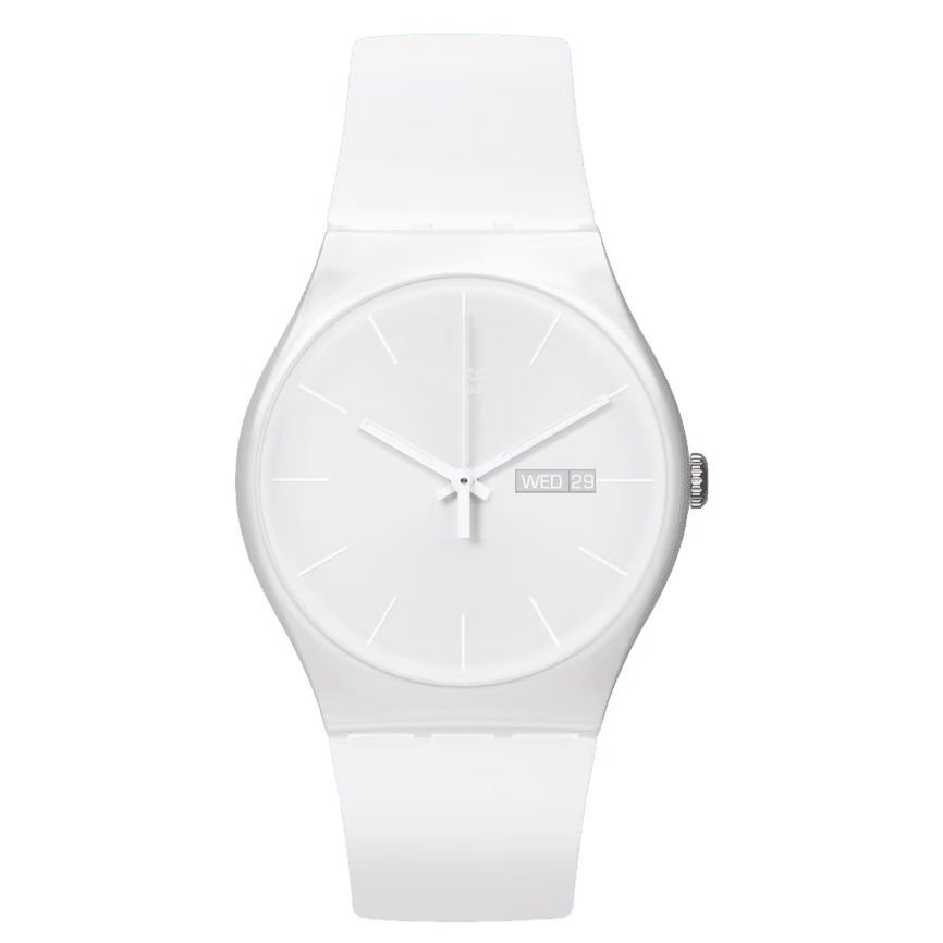 SO29W704-S14 Swatch White Rebel Unisex Kol Saati