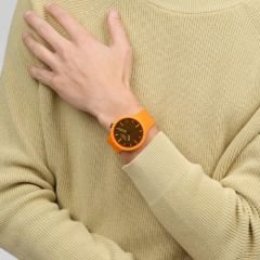SB05O102 Swatch Crushing Orange Erkek Kol Saati