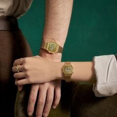 A158WEGV-9ADF Casio Retro Unisex Kol Saati A158WEGV-9ADF