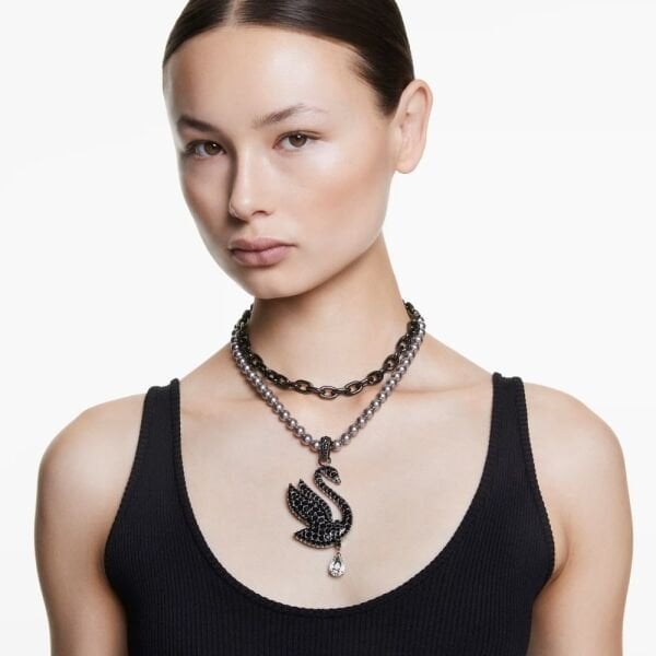 5688747 Swarovski Kolye Swan:Choker Bla/Bru 5688747