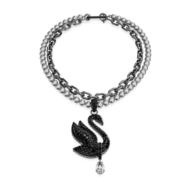 5688747 Swarovski Kolye Swan:Choker Bla/Bru 5688747