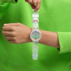 SB05Z102 Swatch Dragon in Cloud Erkek Kol Saati
