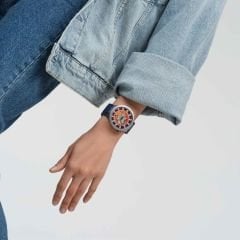 SB07S114 Swatch Orange In the Works Erkek Kol Saati