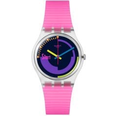SO28K111 Swatch Neon Pink Podium Bayan Kol Saati