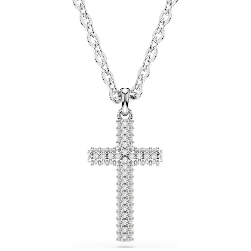 5675577 Swarovski Kolye insigne:Pend Cross_Full Pave Whi/Rhs 5675577