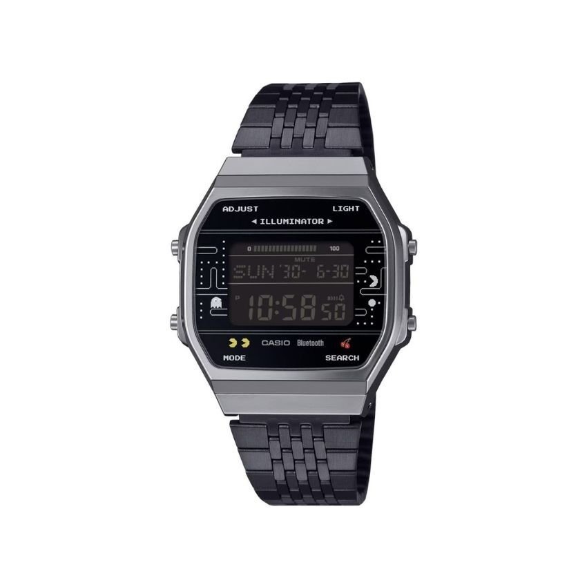 ABL-100WEPC-1BDR Casio Pac-Man Unisex Kol Saati ABL-100WEPC-1BDR