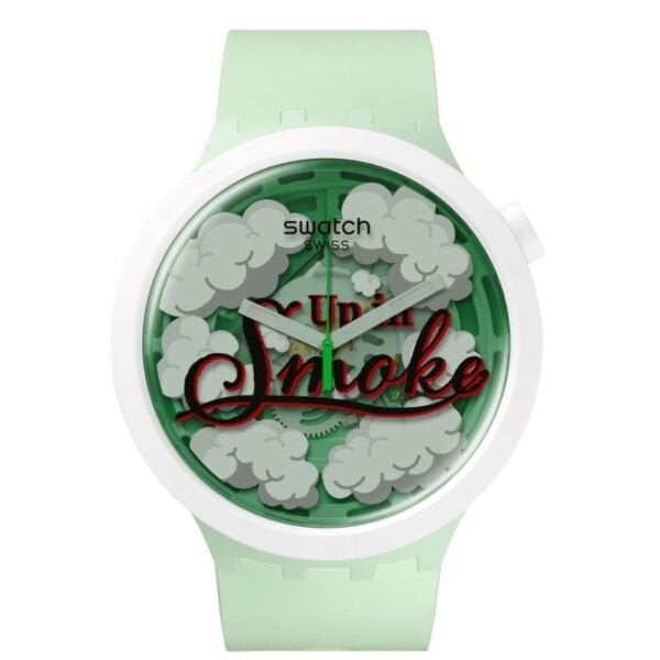 SB03Z103 Swatch Up In Smoke Erkek Kol Saati