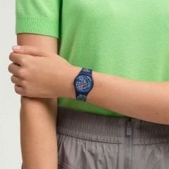 SO28Z125 Swatch Dragon In Waves Bayan Kol Saati