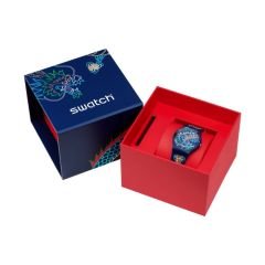 SO28Z125 Swatch Dragon In Waves Bayan Kol Saati