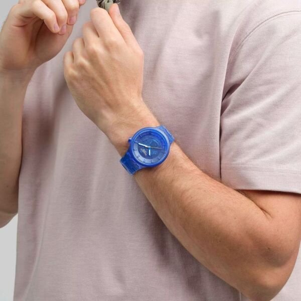 SB05N116 Swatch Navy Joy Unisex Kol Saati