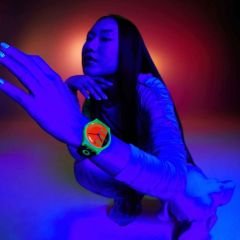 SO29G106 Swatch Neon Rider Erkek Kol Saati