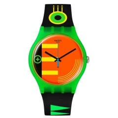 SO29G106 Swatch Neon Rider Erkek Kol Saati
