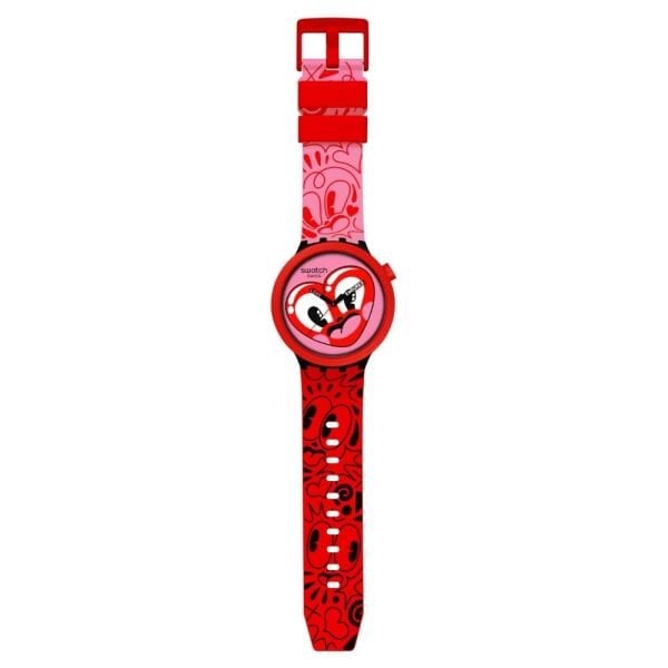 SB05Z103 Swatch 'Hattie Stewart' Hattie's Heart Unisex Kol Saati