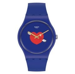 SO29Z701 Swatch Heart in Blue by Swatch Unisex Kol Saati