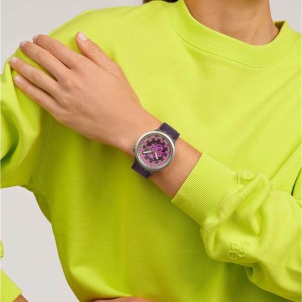SB07S120 Swatch Audacious Acai Erkek Kol Saati