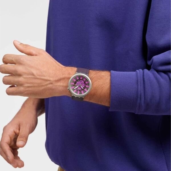 SB07S120 Swatch Audacious Acai Erkek Kol Saati