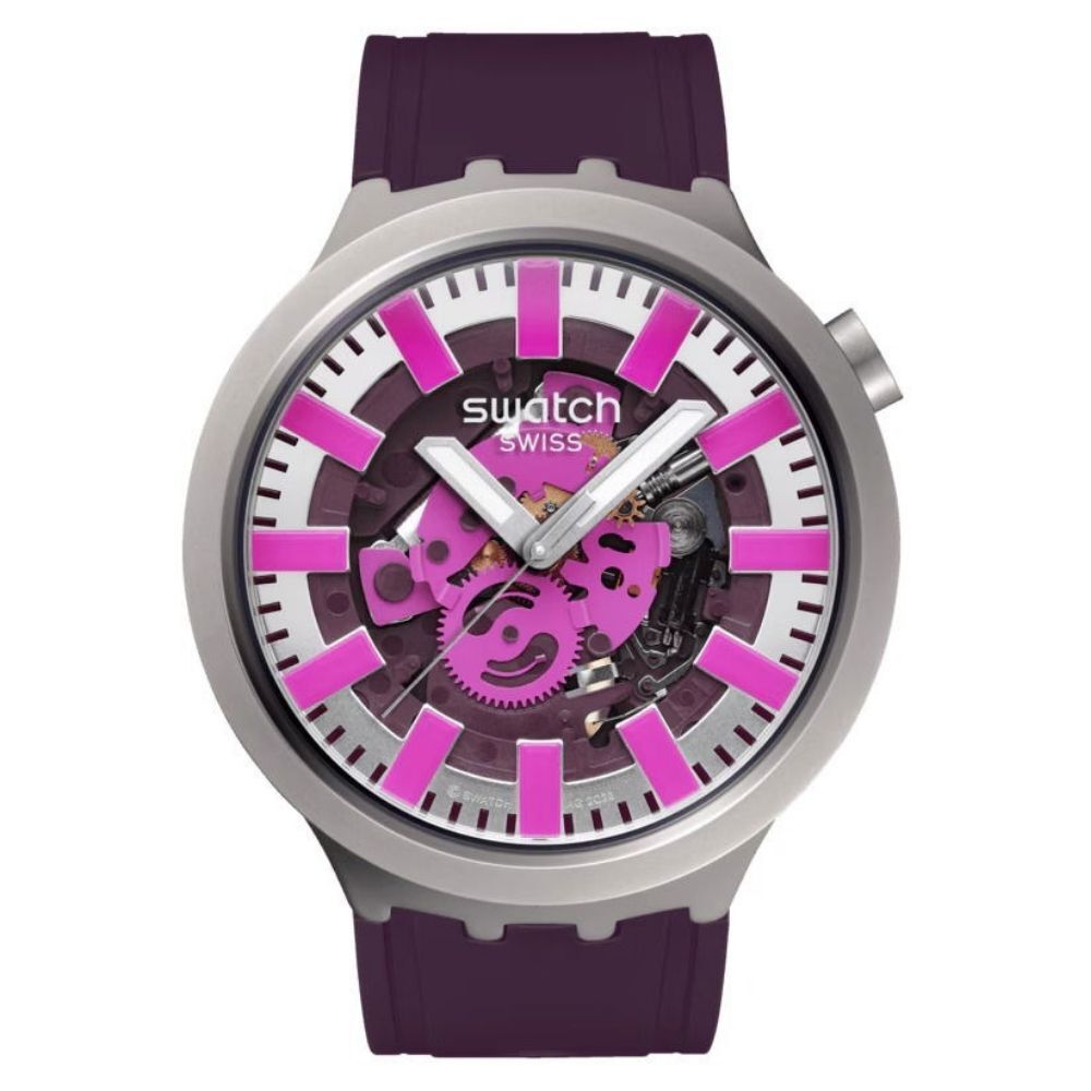 SB07S120 Swatch Audacious Acai Erkek Kol Saati