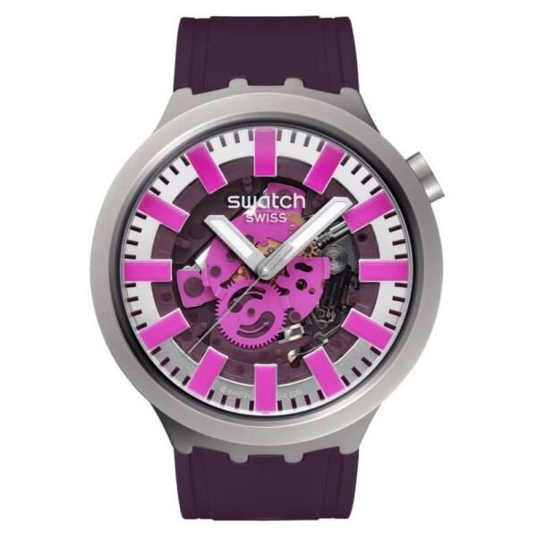 SB07S120 Swatch Audacious Acai Erkek Kol Saati