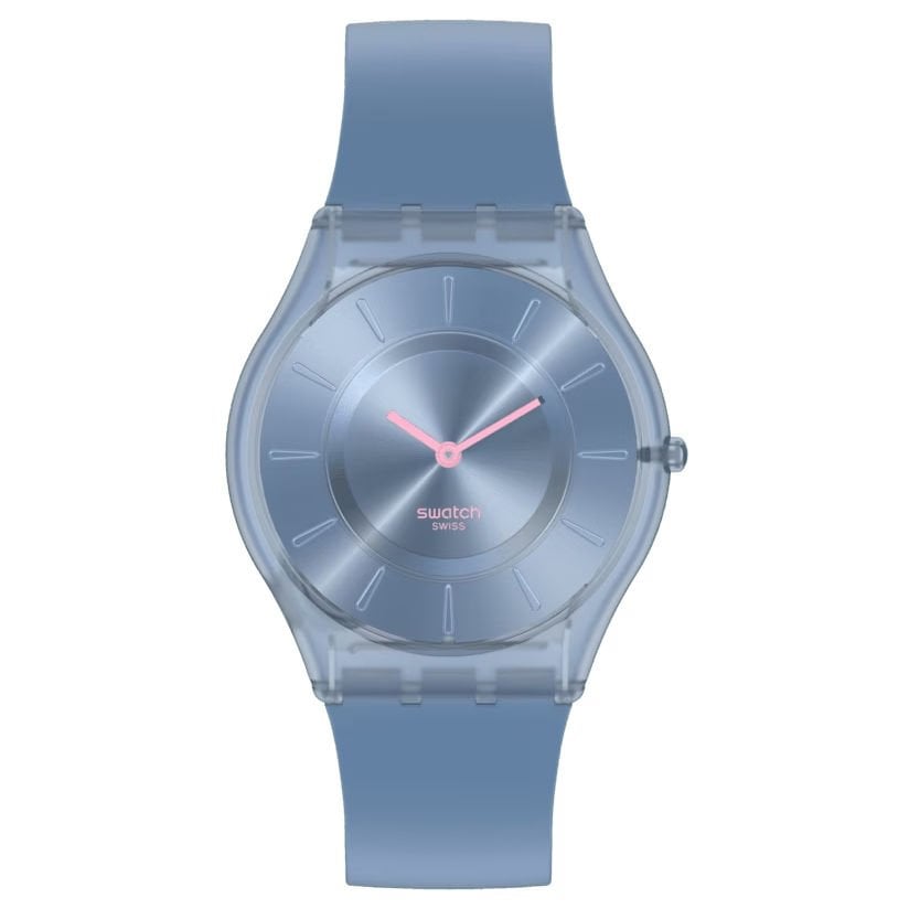 SS08N100-S14 Swatch Denim Blue Kadın Kol Saati