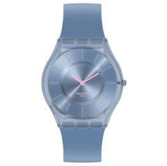 SS08N100-S14 Swatch Denim Blue Kadın Kol Saati