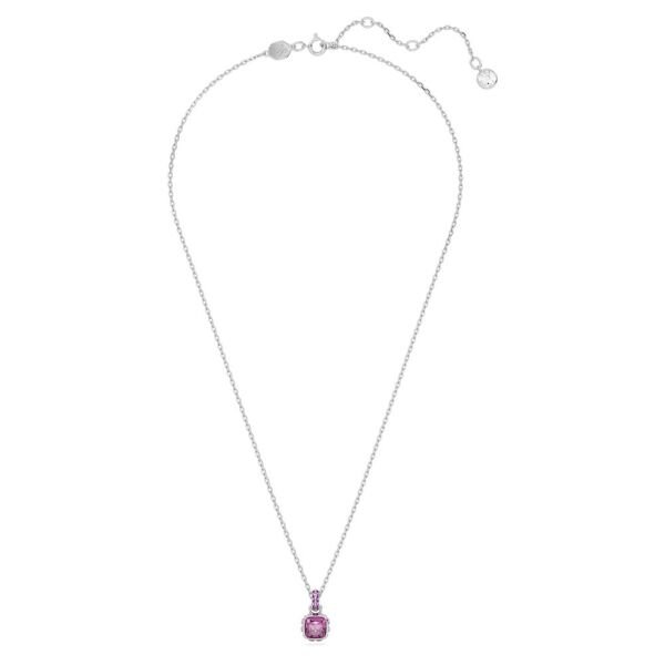 5651708 Swarovski Kolye Birthstone:Pend Feb Pendant  Pur/Rhs 5651708