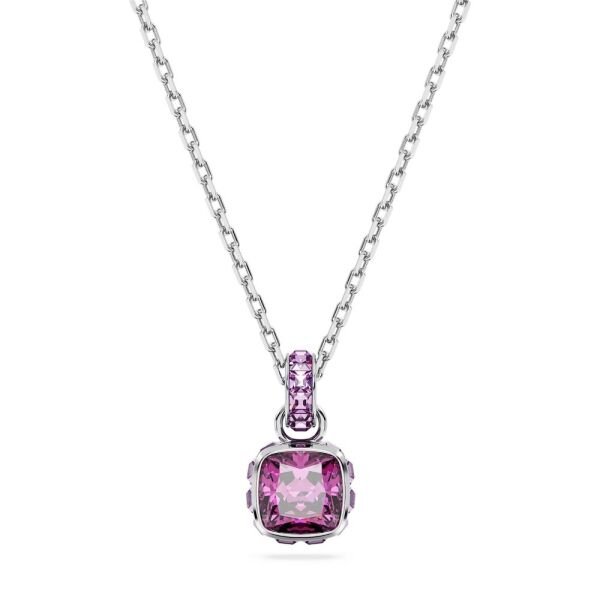 5651708 Swarovski Kolye Birthstone:Pend Feb Pendant  Pur/Rhs 5651708