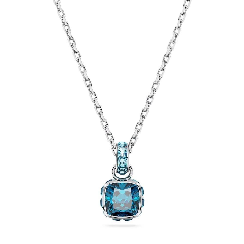 5651707 Swarovski Kolye Birthstone:Pend Dec Pendant Blu/Rhs 5651707