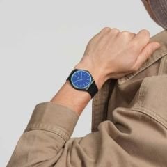 SS07B111 Swatch Obsidian Shimmer Erkek Kol Saati