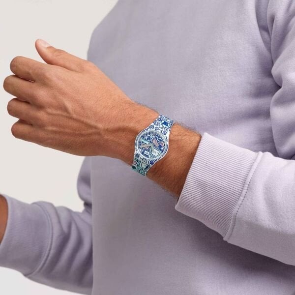SO28Z702 Swatch 'Bao Ho' B-Bot Unisex Kol Saati