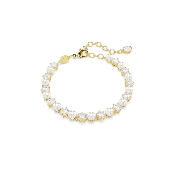 5742026 Swarovski Bilezik Matrıx:Tb Pearl Whıte/Gos