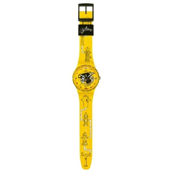 SO29J101 Swatch Time With Andy Anderson Unisex Kol Saati
