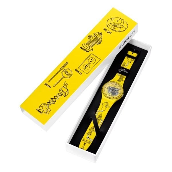 SO29J101 Swatch Time With Andy Anderson Unisex Kol Saati