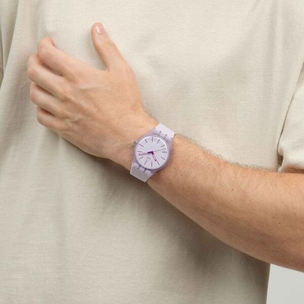 SO29V101 Swatch Lavendaze Unisex Kol Saati