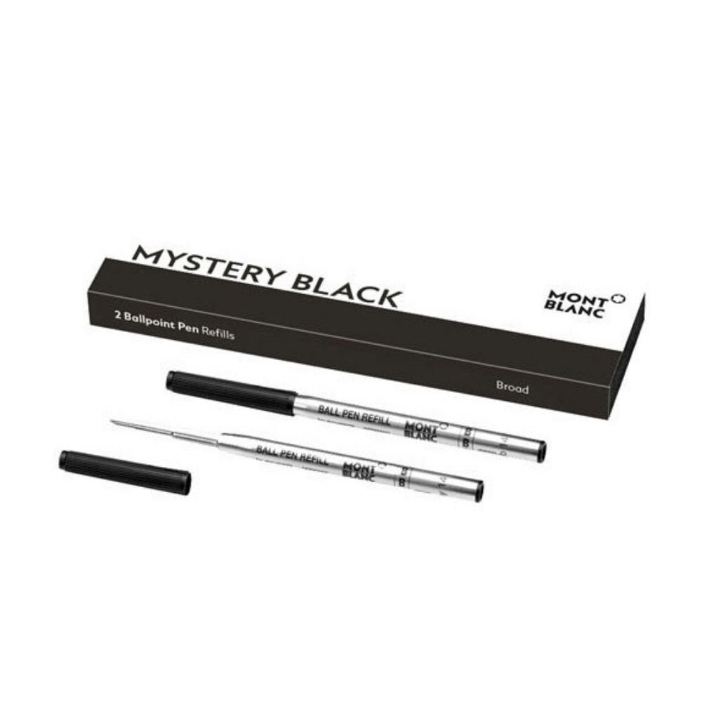 128212 Mont Blanc Tükenmez Kalem Yedeği Bold Mystery Black