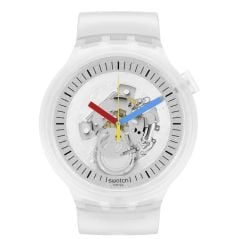 SB01K100 Swatch Clearly Big Bold Unisex Kol Saati