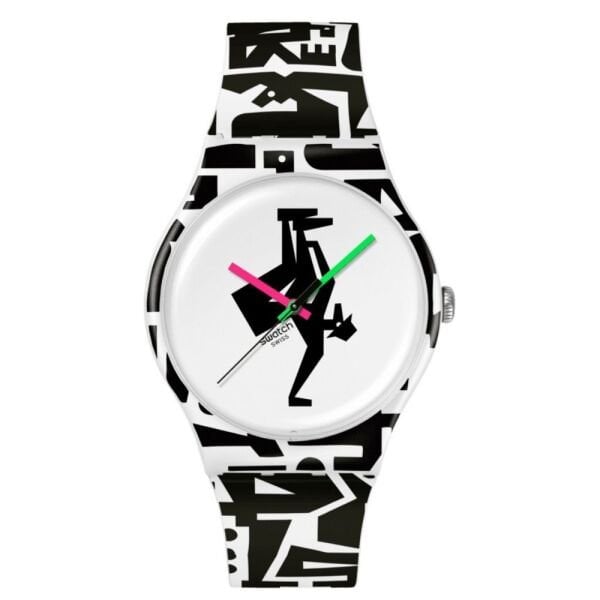SO29Z147 Swatch 'Grotesk' Freeze Time Unisex Kol Saati