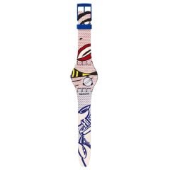 SUOZ352 Swatch Girl By Roy Lichtenstein Unisex Kol Saati