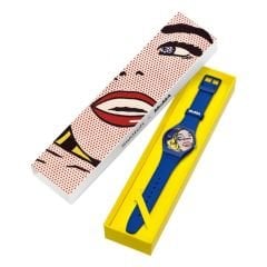SUOZ352 Swatch Girl By Roy Lichtenstein Unisex Kol Saati